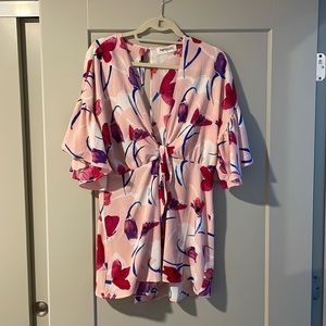 Size L Impressions Pink Floral Romper